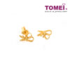 TOMEI Sweet Petite Earrings, Yellow Gold 916 (9Q-YG1194E-1C) (1.94G)