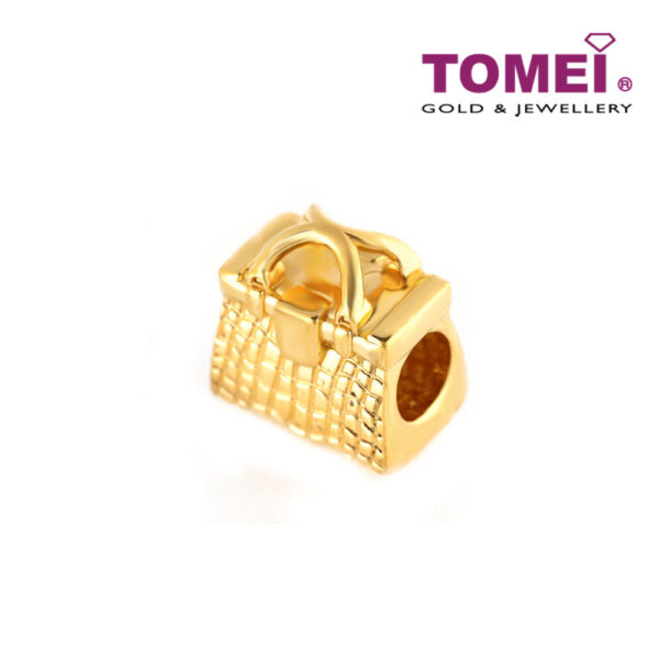 [TOMEI Online Exclusive] Bag of Happiness Charm, Yellow Gold 916