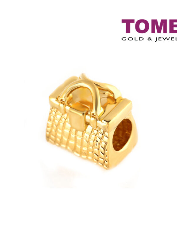 [TOMEI Online Exclusive] Bag of Happiness Charm, Yellow Gold 916