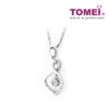 TOMEI Sparks of Bedazzling Lustre Pendant Set, Diamond White Gold 375 (P1592V)