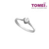 TOMEI Stylishly Timeless Ring, Diamond White Gold 375 (R2389)