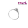 TOMEI Stylishly Timeless Ring, Diamond White Gold 375 (R2389)