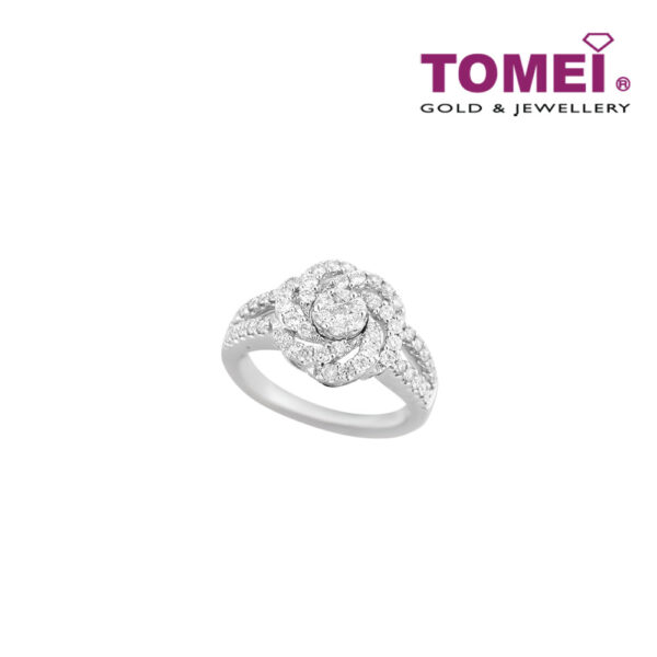 TOMEI Ring, Diamond White Gold 750 (DO0125535)