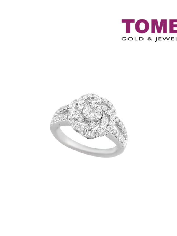 TOMEI Ring, Diamond White Gold 750 (DO0125535)