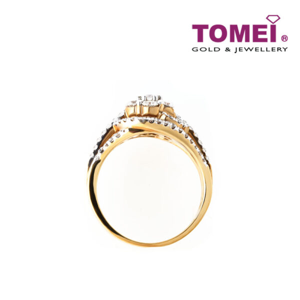 TOMEI Ring, Diamond Yellow Gold 750 (R1056)