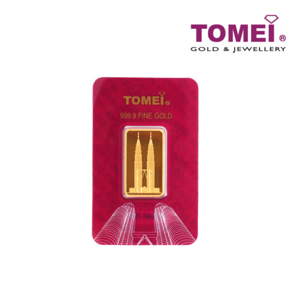 [Tomei Exclusive]KLCC Twin Towers Gold Bar | Fine Gold 9999 (TW-10G)