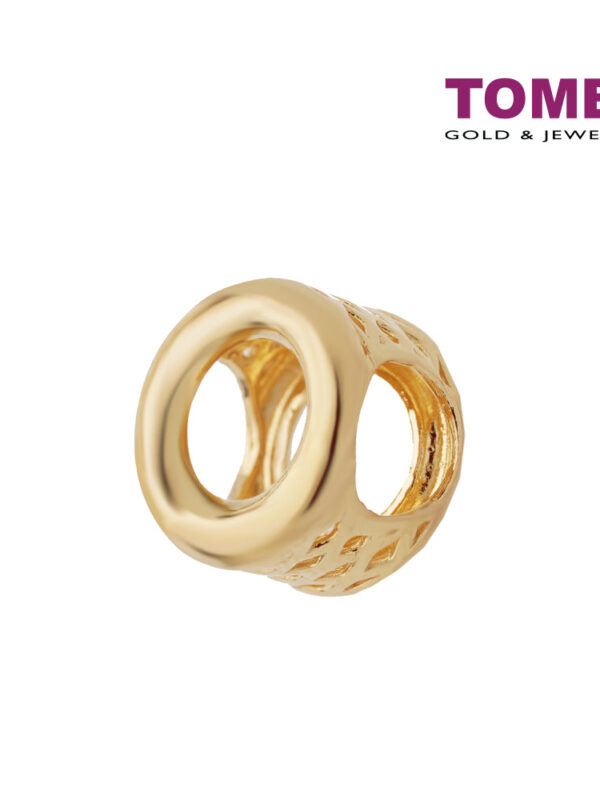 TOMEI Round Charm, Yellow Gold 916