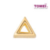 TOMEI Triangle Charm, Yellow Gold 916
