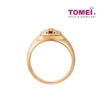 TOMEI Tiger Ring, Yellow Gold 916