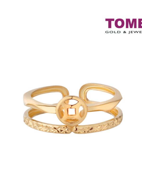 TOMEI Single ?? Ring, Yellow Gold 916 (9O-YG0813R-1C)