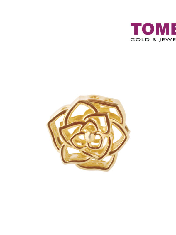 TOMEI Rose Charm, Yellow Gold 916 (TM-YG0902P-1C)