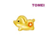 TOMEI [2024 Edition] Colorful Chubby Fortune Zodiac Charm with Red Rope Bracelet, Yellow Gold 999