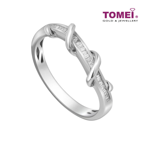 TOMEI Ring In The Season Collection, White Gold  585