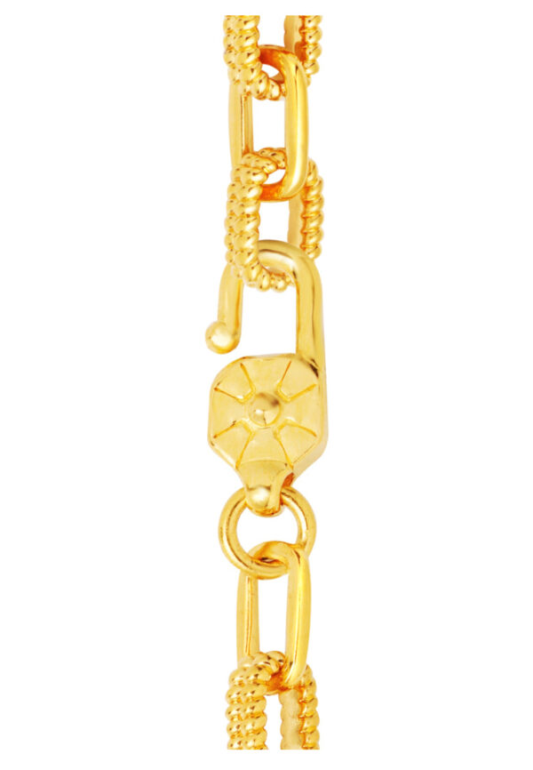 TOMEI Twisted Linked Bracelet, Yellow Gold 999 (5D)