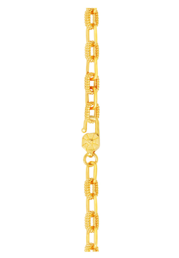 TOMEI Twisted Linked Bracelet, Yellow Gold 999 (5D)