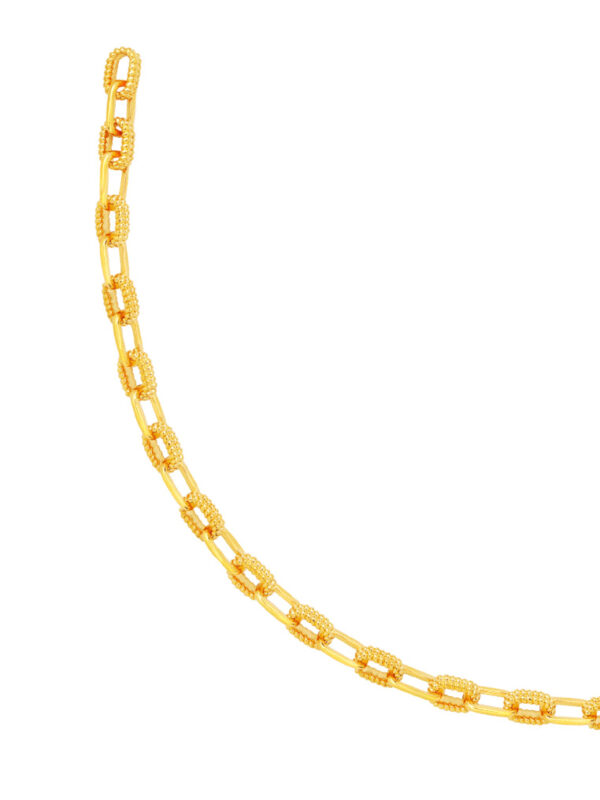 TOMEI Twisted Linked Bracelet, Yellow Gold 999 (5D)