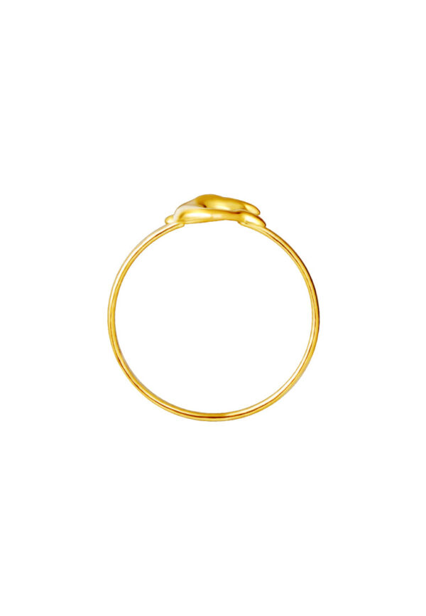 TOMEI [Online Exclusive] Playful Dolphin Ring, Yellow Gold 916