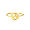 TOMEI [Online Exclusive] Playful Dolphin Ring, Yellow Gold 916