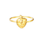 TOMEI [Online Exclusive] Minimalist Strawberry Ring, Yellow Gold 916
