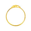 TOMEI [Online Exclusive] Beauteous Ribbon Ring, Yellow Gold 916