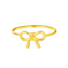TOMEI [Online Exclusive] Minimalist Ribbon Ring, Yellow Gold 916