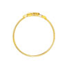 TOMEI [Online Exclusive] Minimalist Ribbon Ring, Yellow Gold 916