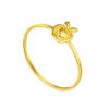 TOMEI [Online Exclusive] Minimalist Apple Ring, Yellow Gold 916
