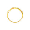 TOMEI Strong Linked Ring, Yellow Gold 916