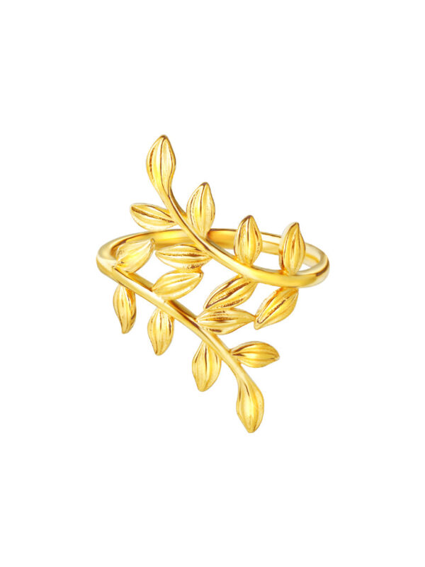 TOMEI Symphony Of Leaves Ring, Yellow Gold 916