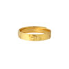 TOMEI X Xifu Wedding Band (XiZi), Yellow Gold 999
