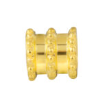 TOMEI Rolling Tube Pendant/Charm, Yellow Gold 916