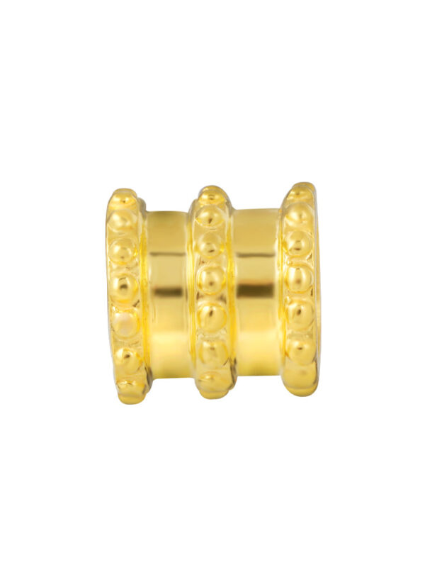 TOMEI Rolling Tube Pendant/Charm, Yellow Gold 916