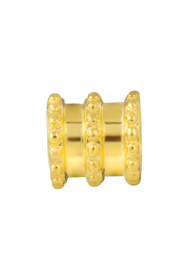 TOMEI Rolling Tube Pendant/Charm, Yellow Gold 916