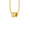 TOMEI Rolling Tube Pendant/Charm, Yellow Gold 916