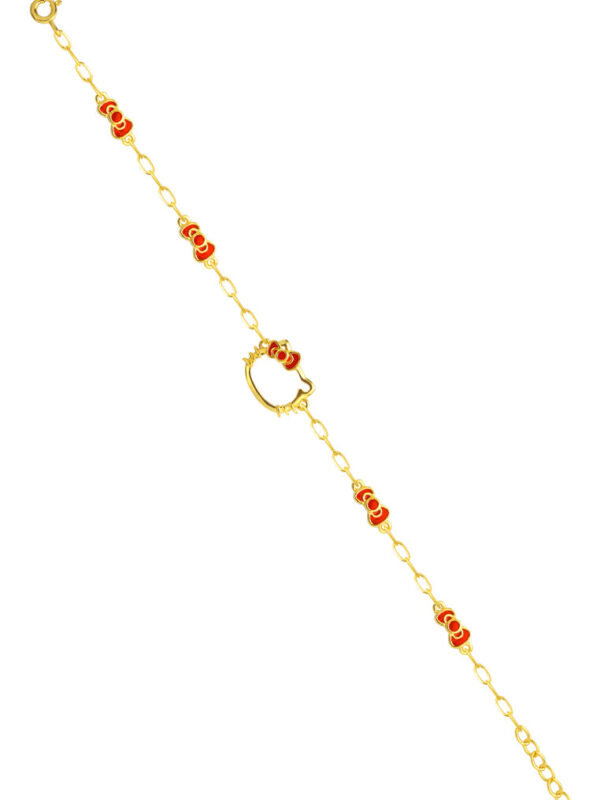 TOMEI x Sanrio Hello Kitty Bracelet, Yellow Gold 916