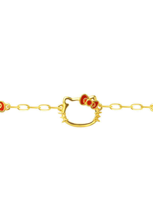 TOMEI x Sanrio Hello Kitty Bracelet, Yellow Gold 916
