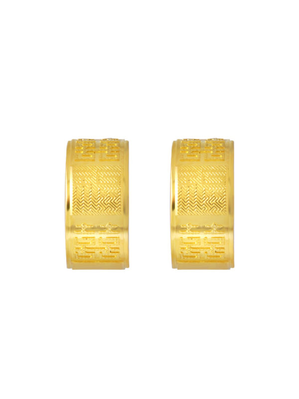 TOMEI x Xifu Earrings, Yellow Gold 999