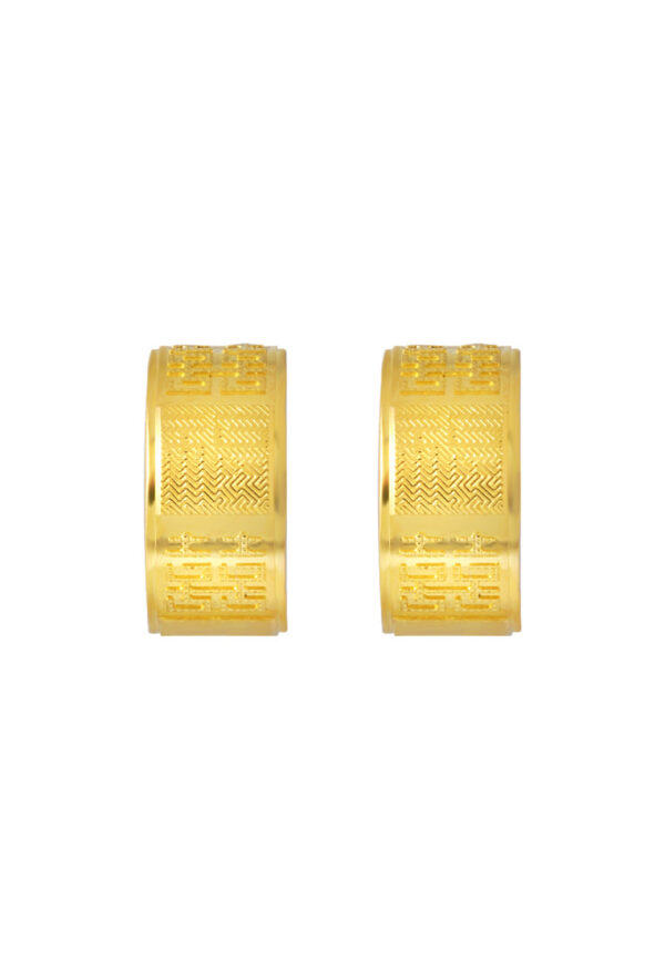 TOMEI x Xifu Earrings, Yellow Gold 999