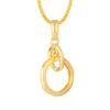 TOMEI Swinging Circles Pendant, Yellow Gold 916