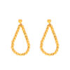 TOMEI Vogue Drop Beads Earrings, Yellow Gold 916
