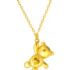 TOMEI Tedi Bear Necklace, Yellow Gold 916