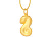 TOMEI Snake Pendant, Yellow Gold 999