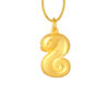 TOMEI Snake Pendant, Yellow Gold 999