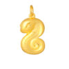 TOMEI Snake Pendant, Yellow Gold 999