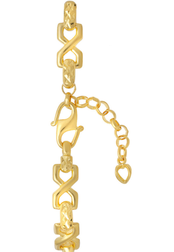 TOMEI X-Linked Bracelet, Yellow Gold 916