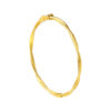 TOMEI Twisted Line Bangle, Yellow Gold 916