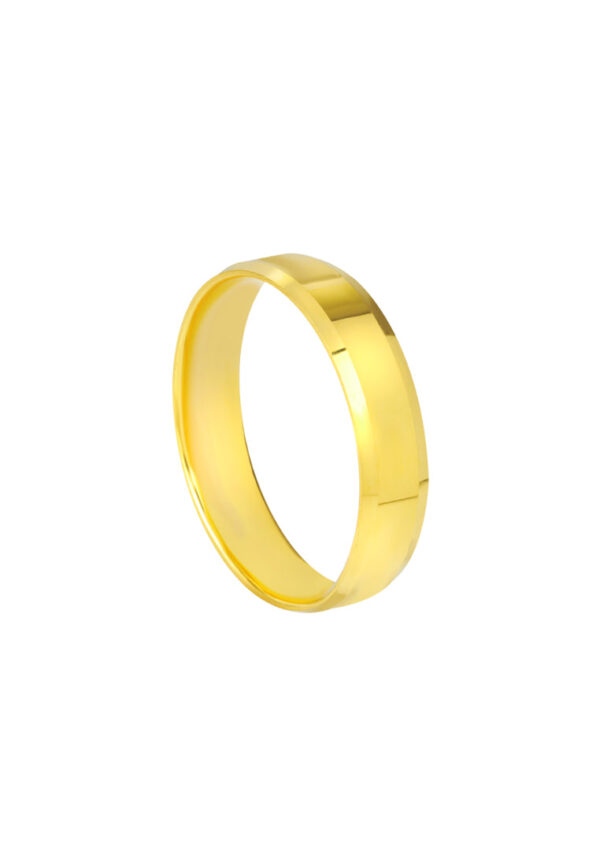 TOMEI Simply Plain Xi De Ring, Yellow Gold 916