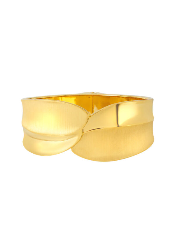TOMEI Wide Bangle, Yellow Gold 999 (5D)