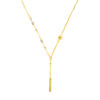 TOMEI Stick Necklace, Yellow Gold 999 (5D)