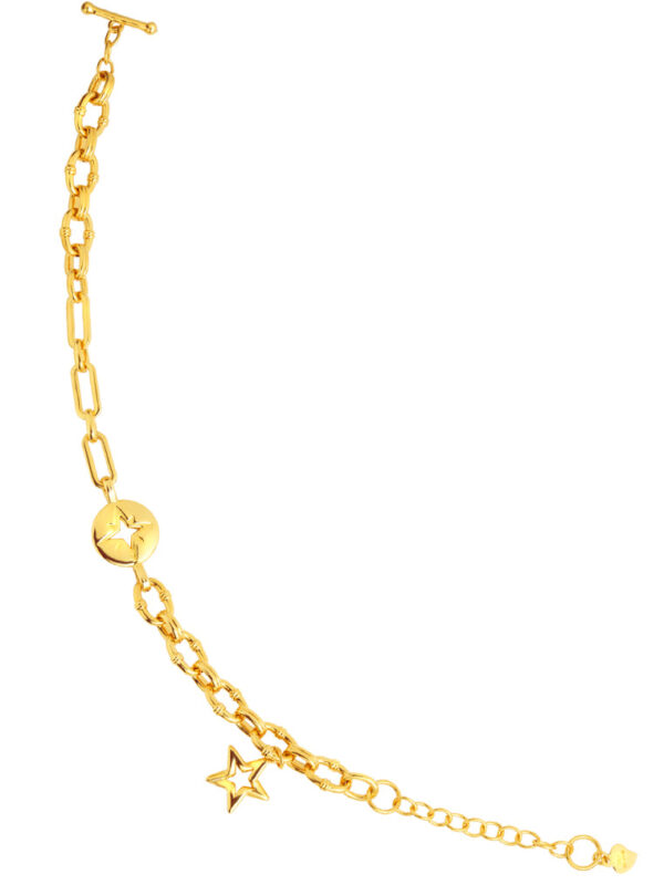 TOMEI Star Bracelet, Yellow Gold 999 (5D)